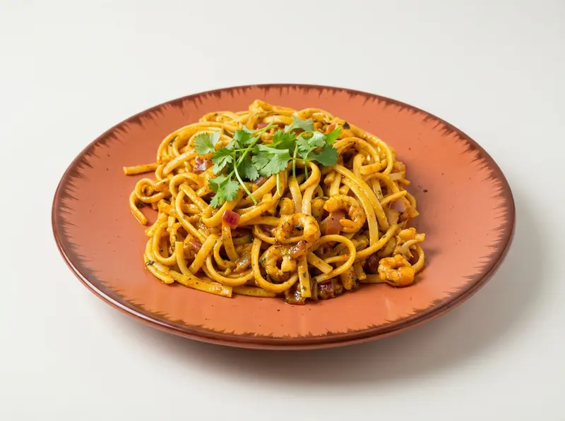 Sinhalese Prawn Linguine
