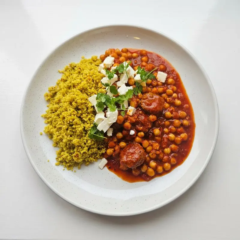 Moroccan Meatballs and Cous Cous