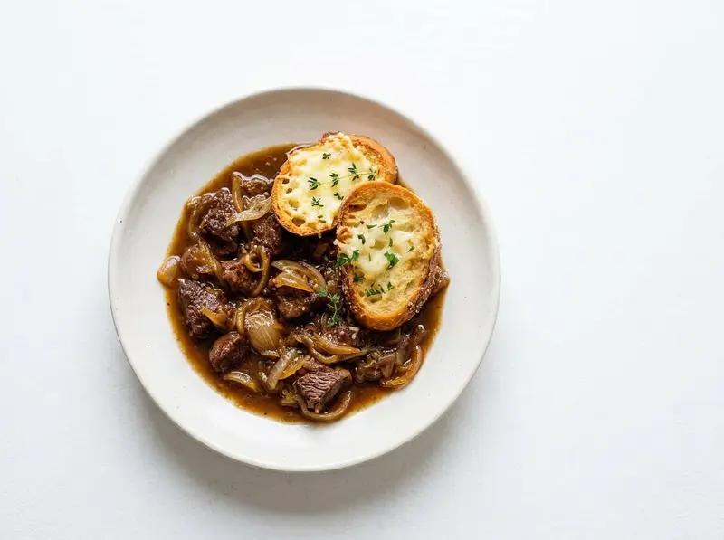 French Onion Beef Casserole