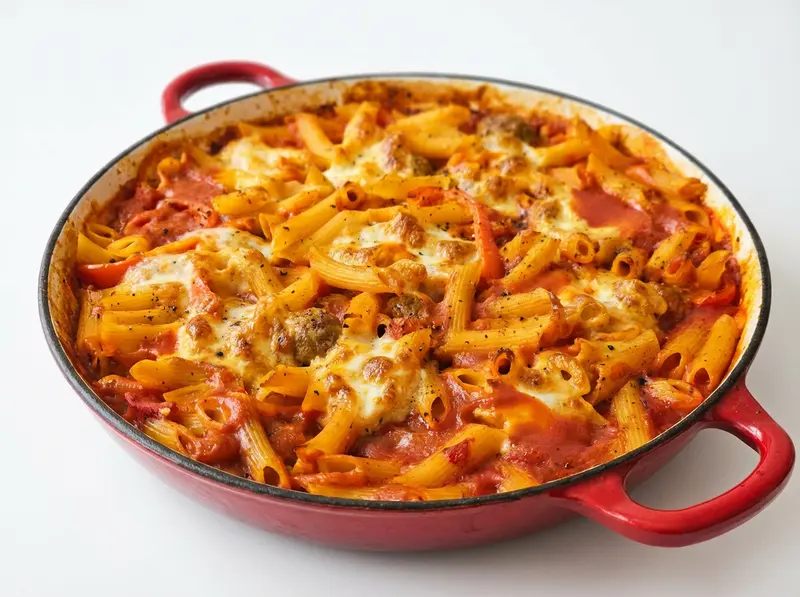 Meatball Pasta Bake