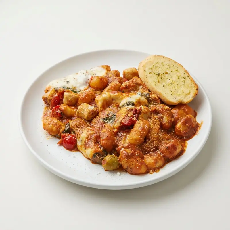 Italian Chicken Sausage Gnocchi Bake