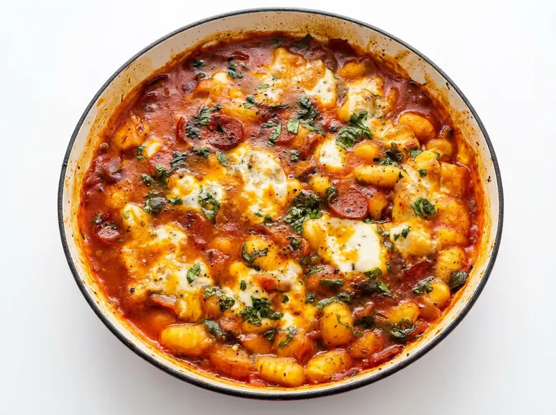 Chorizo Gnocchi Bake