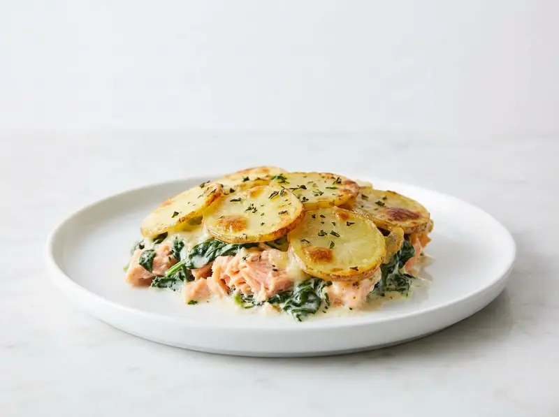 Salmon and Potato Bake