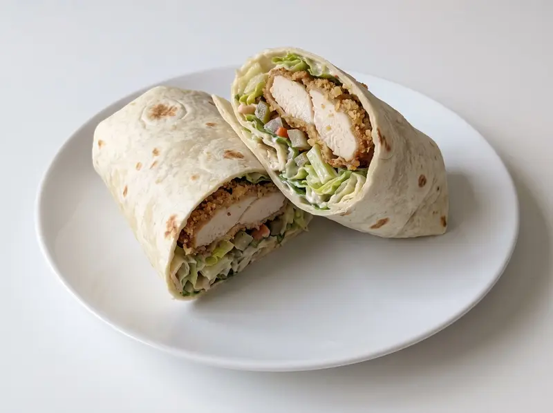Chicken Caesar Salad Wraps